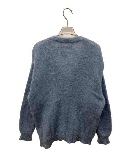 DAIRIKU（ダイリク）DAIRIKU (ダイリク) Molly Mohair Knit Cardigan ブルー サイズ:FREEの古着・服飾アイテム