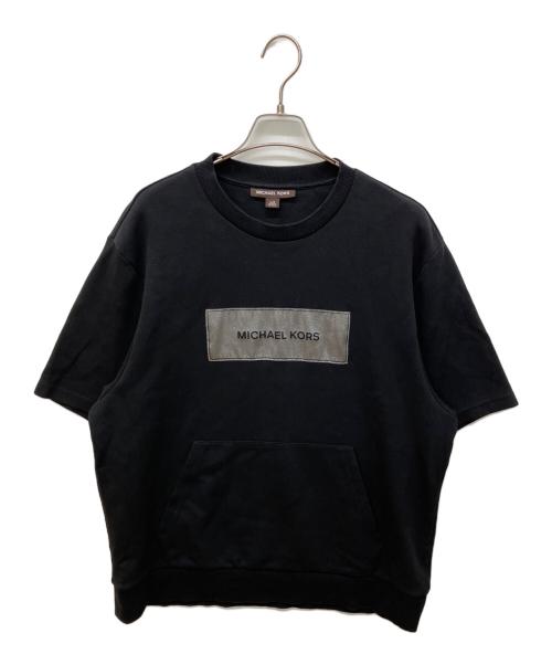MICHAEL KORS（マイケルコース）MICHAEL KORS (マイケルコース) KANGA レーベル クルーネックニット ブラック サイズ:Lの古着・服飾アイテム