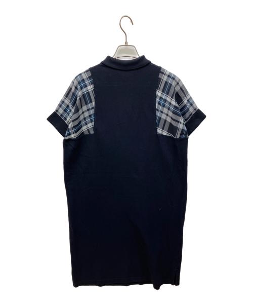 FRED PERRY（フレッドペリー）FRED PERRY (フレッドペリー) チェックパッチワンピース ネイビー サイズ:36の古着・服飾アイテム