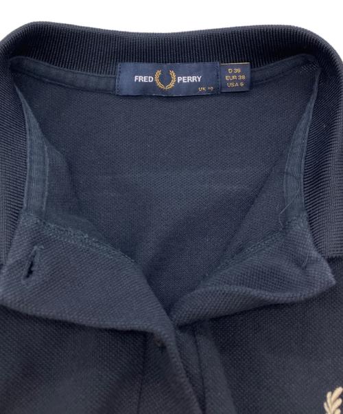 FRED PERRY（フレッドペリー）FRED PERRY (フレッドペリー) チェックパッチワンピース ネイビー サイズ:36の古着・服飾アイテム