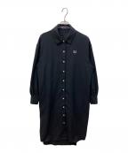 FRED PERRYフレッドペリー）の古着「シャツワンピース」｜ブラック
