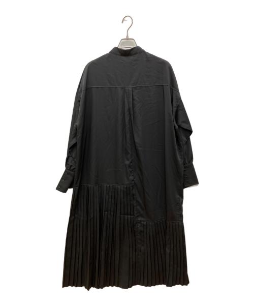 SUM1 STYLE（スミスタイル）SUM1 STYLE (スミスタイル) ポケット付きランダムプリーツワンピース ブラック サイズ:Fの古着・服飾アイテム