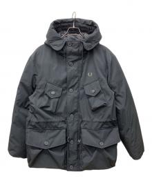 FRED PERRY（フレッドペリー）の古着「PATCH POCKET パファージャケット　中綿ジャケット」｜ブラック
