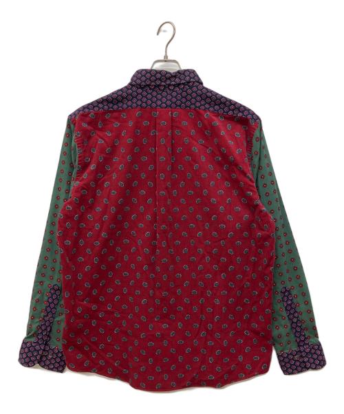 BROOKS BROTHERS（ブルックスブラザーズ）BROOKS BROTHERS (ブルックスブラザーズ) クレイジーパターン総柄コーデュロイシャツ マルチカラー サイズ:Lの古着・服飾アイテム