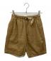 THE BLUEST OVERALLS（ザ ブルーエスト オーバーオールズ）の古着「HERRINGBONE SHORT PANTS」｜ブラウン