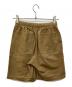 THE BLUEST OVERALLS (ザ ブルーエスト オーバーオールズ) HERRINGBONE SHORT PANTS ブラウン サイズ:38：6000円