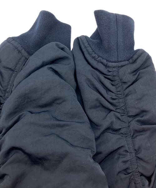 Spick and Span（スピック＆スパン）Spick and Span (スピック＆スパン) フーテッドギャザースリーブブルゾン ネイビー サイズ:FREEの古着・服飾アイテム