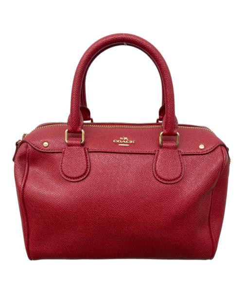 COACH（コーチ）COACH (コーチ) 2WAYショルダーバッグ レッドの古着・服飾アイテム