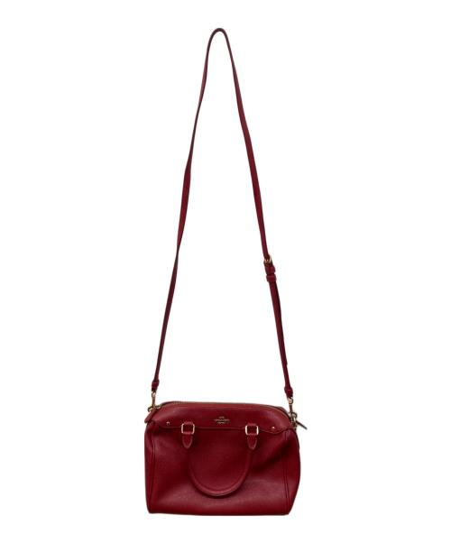 COACH（コーチ）COACH (コーチ) 2WAYショルダーバッグ レッドの古着・服飾アイテム