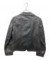 BALMAIN (バルマン) シングルラムレザージャケット ブラック サイズ:13：10000円
