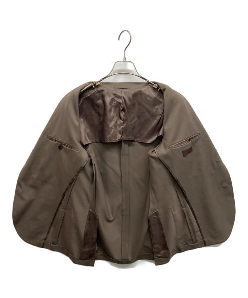 UNITED ARROWS（ユナイテッドアローズ）UNITED ARROWS (ユナイテッドアローズ) ツイル2ボタン ジャケット ブラウン サイズ:46の古着・服飾アイテム