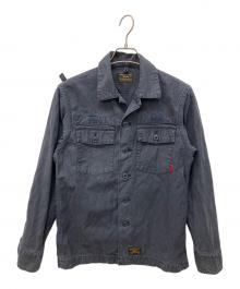 WTAPS（ダブルタップス）の古着「BUDS L/S SHIRT　ミリタリーシャツ」｜ブラック