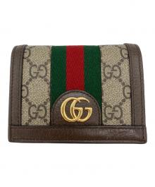 GUCCI（グッチ）の古着「オフィディア GG カードケース ウォレット」｜ベージュ
