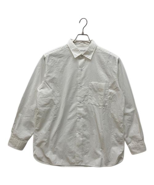 nanamica（ナナミカ）nanamica (ナナミカ) レギュラーカラーウインドシャツ ホワイト サイズ:Sの古着・服飾アイテム