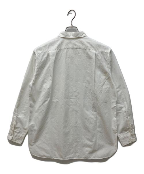 nanamica（ナナミカ）nanamica (ナナミカ) レギュラーカラーウインドシャツ ホワイト サイズ:Sの古着・服飾アイテム