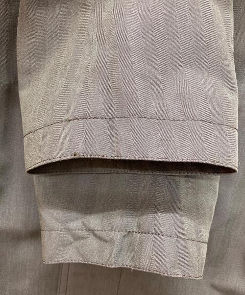 D'URBAN（ダーバン）D'URBAN (ダーバン) ライナー付き コットンライクバルカラーコート グリーン サイズ:Mの古着・服飾アイテム
