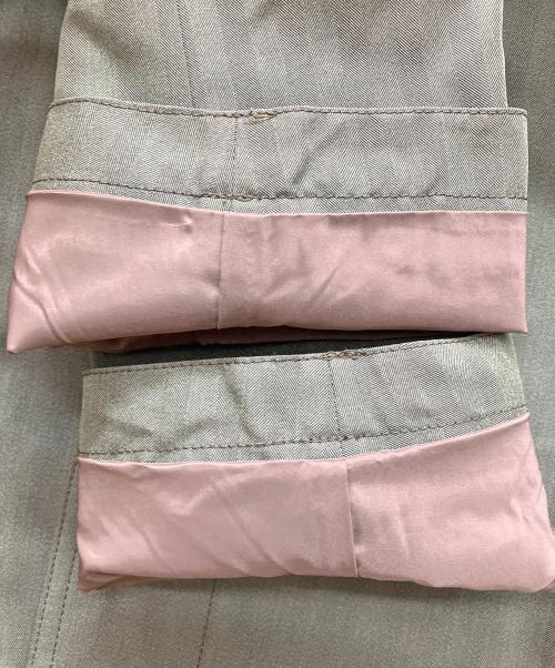 D'URBAN（ダーバン）D'URBAN (ダーバン) ライナー付き コットンライクバルカラーコート グリーン サイズ:Mの古着・服飾アイテム