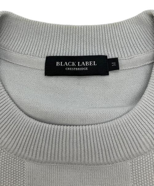 BLACK LABEL CRESTBRIDGE（ブラックレーベル クレストブリッジ）BLACK LABEL CRESTBRIDGE (ブラックレーベル クレストブリッジ) コンフィーシャドーチェックニット ブルー サイズ:Mの古着・服飾アイテム