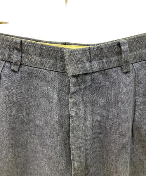 POLO RALPH LAUREN（ポロ・ラルフローレン）POLO RALPH LAUREN (ポロ・ラルフローレン) リネンワイドパンツ ネイビー サイズ:W32×L34の古着・服飾アイテム