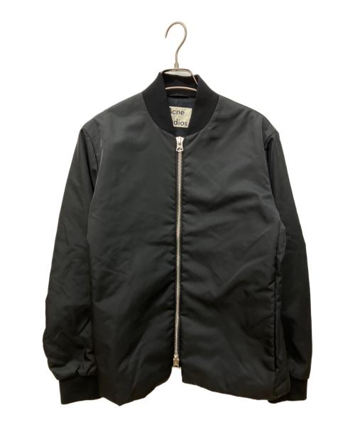 Acne studios（アクネ ストゥディオズ）Acne studios (アクネ ストゥディオズ) ボンバージャケット ブラック サイズ:34の古着・服飾アイテム