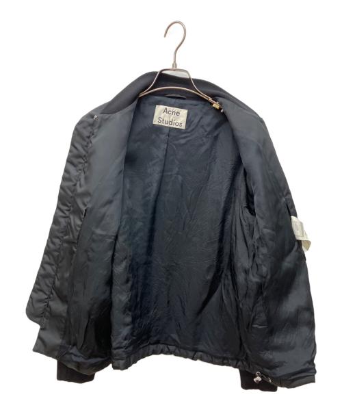 Acne studios（アクネ ストゥディオズ）Acne studios (アクネ ストゥディオズ) ボンバージャケット ブラック サイズ:34の古着・服飾アイテム