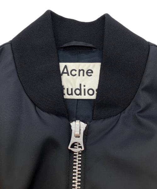 Acne studios（アクネ ストゥディオズ）Acne studios (アクネ ストゥディオズ) ボンバージャケット ブラック サイズ:34の古着・服飾アイテム