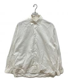 CAHLUMN（カウラム）の古着「Broadcloth Shirt　ブロードクロス シャツ　長袖シャツ」｜ホワイト