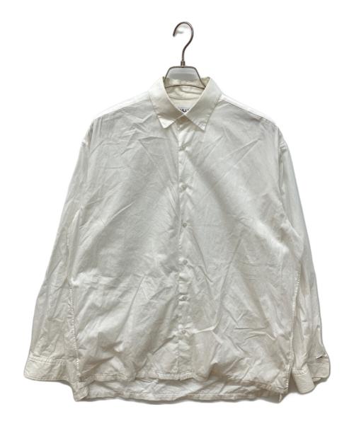 CAHLUMN（カウラム）CAHLUMN (カウラム) Broadcloth Shirt　ブロードクロス シャツ　長袖シャツ ホワイト サイズ:Ｍの古着・服飾アイテム