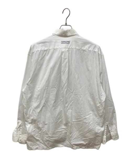 CAHLUMN（カウラム）CAHLUMN (カウラム) Broadcloth Shirt　ブロードクロス シャツ　長袖シャツ ホワイト サイズ:Ｍの古着・服飾アイテム