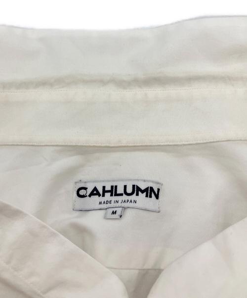 CAHLUMN（カウラム）CAHLUMN (カウラム) Broadcloth Shirt　ブロードクロス シャツ　長袖シャツ ホワイト サイズ:Ｍの古着・服飾アイテム