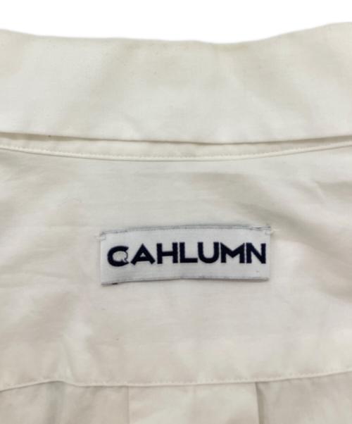 CAHLUMN（カウラム）CAHLUMN (カウラム) Broadcloth Shirt　ブロードクロス シャツ　長袖シャツ ホワイト サイズ:Ｍの古着・服飾アイテム