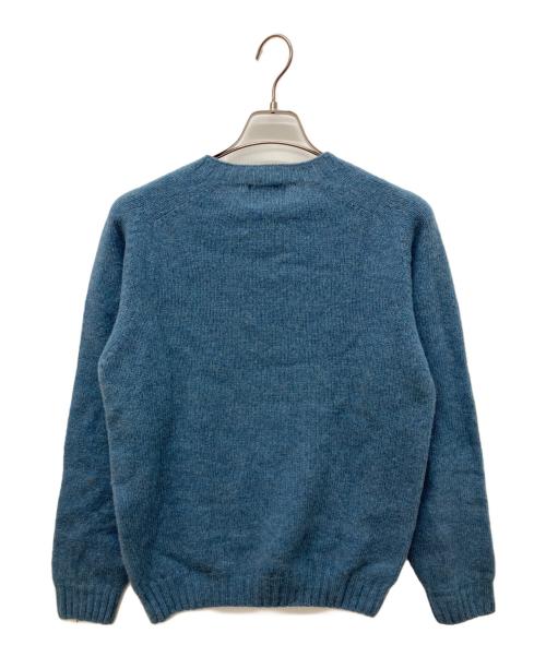 INVERALLAN（インバーアラン）INVERALLAN (インバーアラン) クルーネックウールニット スカイブルー サイズ:38の古着・服飾アイテム