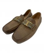 TOD'Sトッズ）の古着「Tタイムレス ローファー」｜ブラウン