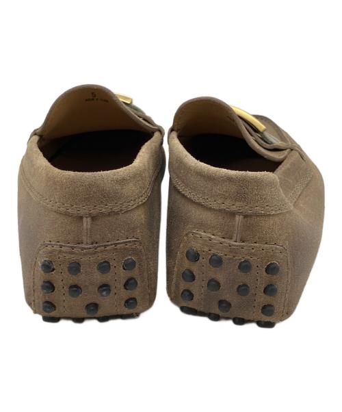 TOD'S（トッズ）TOD'S (トッズ) Tタイムレス ローファー ブラウン サイズ:5の古着・服飾アイテム