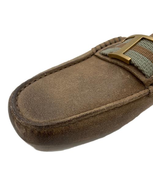 TOD'S（トッズ）TOD'S (トッズ) Tタイムレス ローファー ブラウン サイズ:5の古着・服飾アイテム