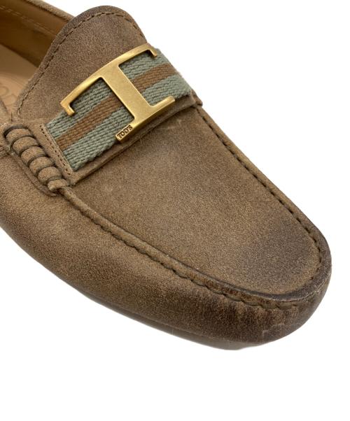 TOD'S（トッズ）TOD'S (トッズ) Tタイムレス ローファー ブラウン サイズ:5の古着・服飾アイテム