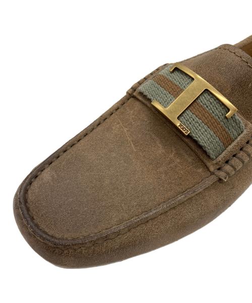 TOD'S（トッズ）TOD'S (トッズ) Tタイムレス ローファー ブラウン サイズ:5の古着・服飾アイテム