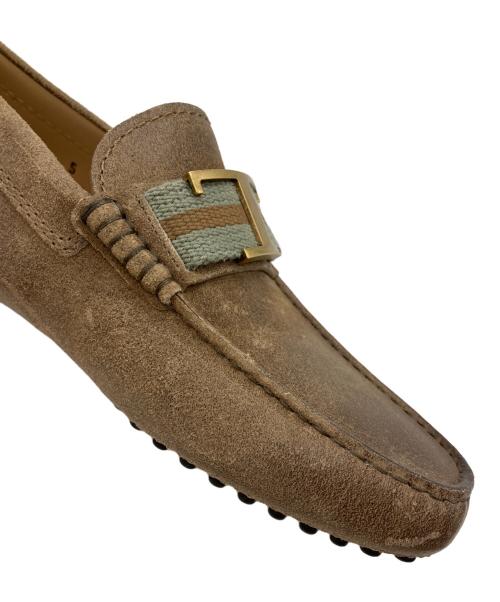 TOD'S（トッズ）TOD'S (トッズ) Tタイムレス ローファー ブラウン サイズ:5の古着・服飾アイテム