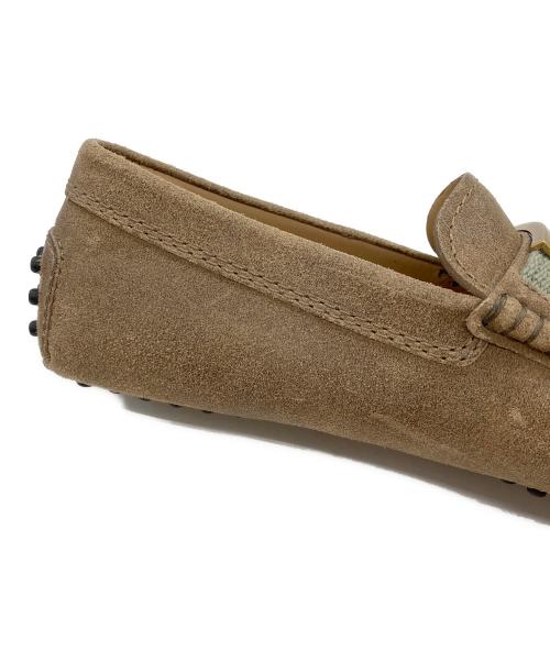 TOD'S（トッズ）TOD'S (トッズ) Tタイムレス ローファー ブラウン サイズ:5の古着・服飾アイテム