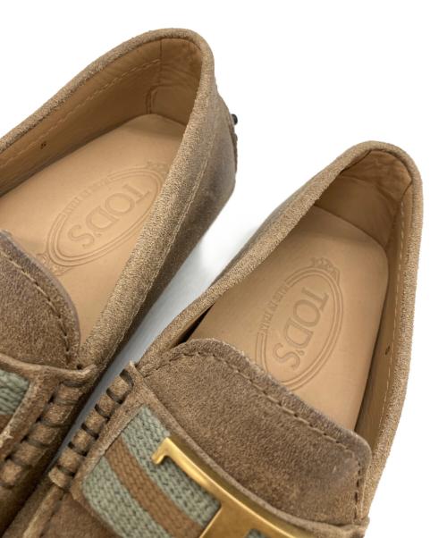 TOD'S（トッズ）TOD'S (トッズ) Tタイムレス ローファー ブラウン サイズ:5の古着・服飾アイテム