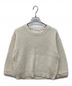 BEARDSLEYビアズリー）の古着「シルク畦ニット」｜アイボリー