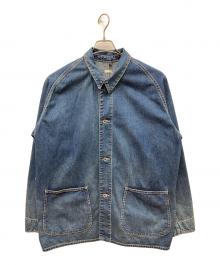 A.PRESSE（アプレッセ）の古着「Denim Coverall Jacket（デニム・カバーオール・ジャケット）」｜インディゴ