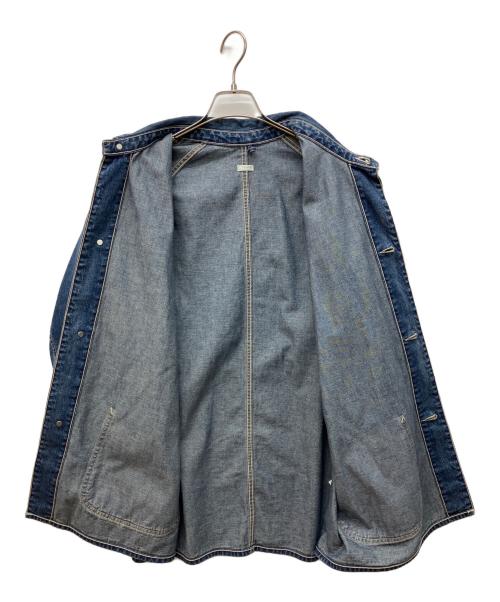 A.PRESSE（アプレッセ）A.PRESSE (アプレッセ) Denim Coverall Jacket（デニム・カバーオール・ジャケット） インディゴ サイズ:3の古着・服飾アイテム