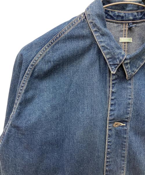 A.PRESSE（アプレッセ）A.PRESSE (アプレッセ) Denim Coverall Jacket（デニム・カバーオール・ジャケット） インディゴ サイズ:3の古着・服飾アイテム
