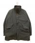 ATON（エイトン）の古着「AIR VENTILE ショートモッズコート」｜ブラック