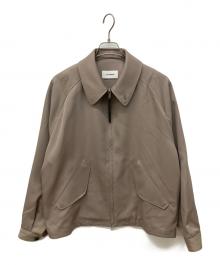 THE RERACS（ザ リラクス）の古着「BALCOLLAR HARRINGTON JACKET　バルカラー ハリントン ジャケット　ジップアップジャケット」｜ベージュ