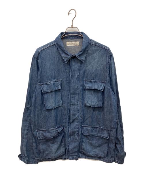 REMI RELIEF（レミレリーフ）REMI RELIEF (レミレリーフ) BEAMS PLUS (ビームスプラス) ミリタリーシャツジャケット インディゴ サイズ:ｘｌの古着・服飾アイテム