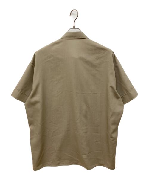 THE RERACS（ザ リラクス）THE RERACS (ザ リラクス) THE MILITARY SHIRTS　ミリタリー半袖シャツ ベージュ サイズ:48の古着・服飾アイテム