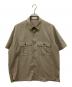 THE RERACS（ザ リラクス）の古着「THE MILITARY SHIRTS　ミリタリー半袖シャツ」｜ベージュ