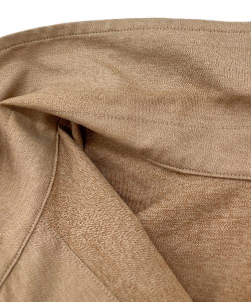 AURALEE（オーラリー）AURALEE (オーラリー) Washed FINX TWILL BIG Half sleeved シャツ　半袖シャツ ベージュ サイズ:4の古着・服飾アイテム